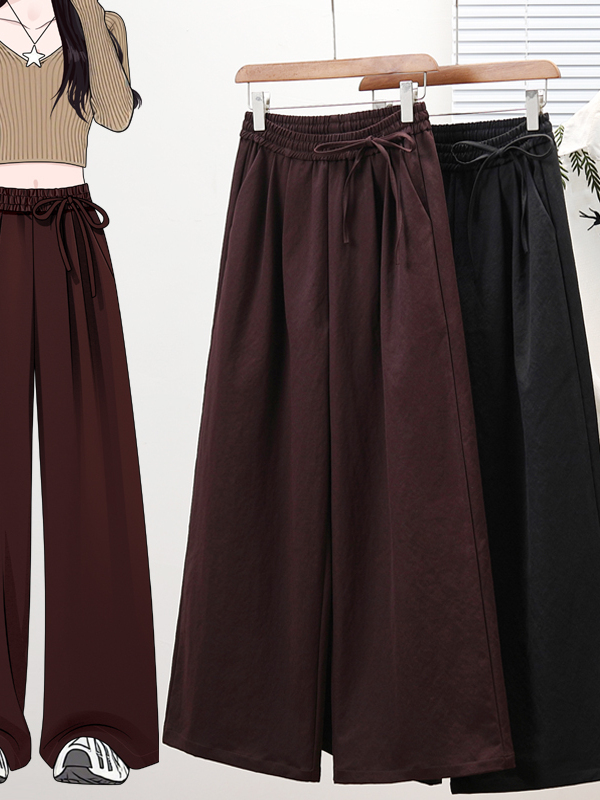 Tailored Trouser Wide - Pantaloni casual a gamba larga, modello
