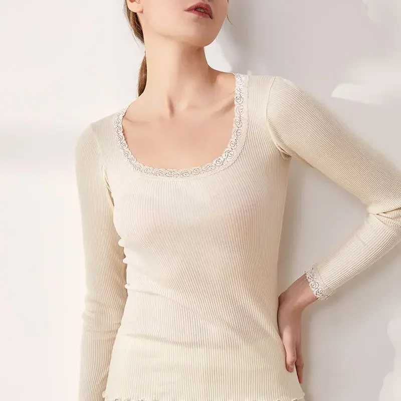 Silk Blouse - Intimo caldo da donna in seta