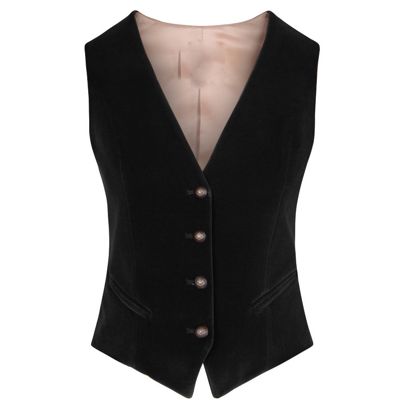 Womens Blazer - Gilet in Velluto da Donna con