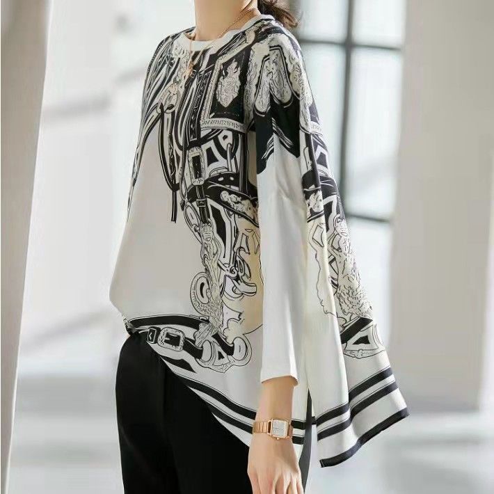 Top in seta simulata con effet - Silk Blouse recensione e prezzo